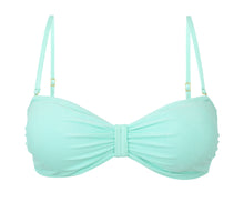 Laden Sie das Bild in den Galerie-Viewer, Product Front: Rio De Sol Oberteil Top Malibu-Menta Bandeau-Duo
