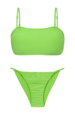 Laden Sie das Bild in den Galerie-Viewer, Product Front: Rio De Sol Set Set Lemon Bandeau-Reto Cheeky-Fixa