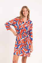 Laden Sie das Bild in den Galerie-Viewer, Image 09: Rio De Sol Hemdblusenkleid Leaves Chemise