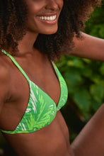 Laden Sie das Bild in den Galerie-Viewer, Image 09: Rio De Sol Oberteil Top Green-Palms Tri-Fixo