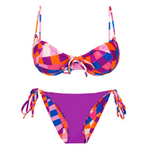 Laden Sie das Bild in den Galerie-Viewer, Product Back: Rio De Sol Set Set Funny Balconet-Tie Ibiza-Comfy