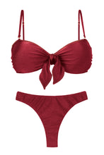 Laden Sie das Bild in den Galerie-Viewer, Product Front: Rio De Sol Set Set Shimmer-Divino Bandeau-Knot Nice-Fio