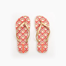 Laden Sie das Bild in den Galerie-Viewer, Product Front: Rio De Sol Flip-Flop Floral-Scales Slim