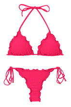 Laden Sie das Bild in den Galerie-Viewer, Product Front: Rio De Sol Set Set Dots-Virtual-Pink Frufru-Fio