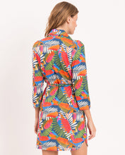 Laden Sie das Bild in den Galerie-Viewer, Image 07: Rio De Sol Hemdblusenkleid Jungle Chemise