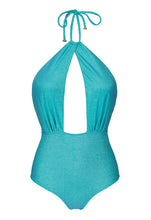 Laden Sie das Bild in den Galerie-Viewer, Product Front: Rio De Sol Badeanzug Radiante Azul Sensation