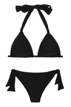Laden Sie das Bild in den Galerie-Viewer, Product Front: Rio De Sol Set Set Dots-Black Mel Italy