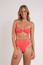 Laden Sie das Bild in den Galerie-Viewer, Model Front: Rio De Sol Oberteil Top Malibu-Folia Bandeau-Iris