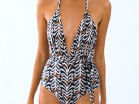 Laden und Abspielen von Videos im Galerie-Viewer, Video: Rio De Sol Badeanzug Ikat New Vegas