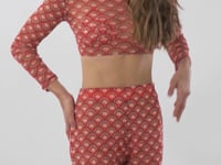 Laden und Abspielen von Videos im Galerie-Viewer, Video: Rio De Sol Strandtop Floral-Scales Top Harper