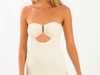 Laden und Abspielen von Videos im Galerie-Viewer, Video: Rio De Sol Mini Dress Brisa-Offwhite Sara Dress