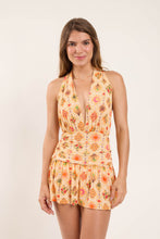 Laden Sie das Bild in den Galerie-Viewer, Image 05: Rio De Sol Mini Dress Mosaico Low Cut Dress