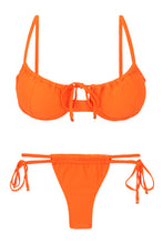 Laden Sie das Bild in den Galerie-Viewer, Product Front: Rio De Sol Set Set Dots-Orange Balconet-Tie Pipa