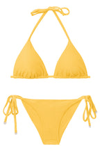 Laden Sie das Bild in den Galerie-Viewer, Product Front: Rio De Sol Set Set Malibu-Yellow Tri-Inv Cheeky-Tie