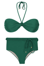 Laden Sie das Bild in den Galerie-Viewer, Product Front: Rio De Sol Set Set Palace Twist Belted-High-Waist