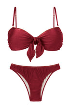Laden Sie das Bild in den Galerie-Viewer, Product Front: Rio De Sol Set Set Shimmer-Divino Bandeau-Knot Essential