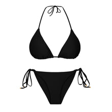 Laden Sie das Bild in den Galerie-Viewer, Product Front: Rio De Sol Set Set Touch-Black Tri-Inv Cheeky-Tie