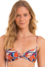 Laden Sie das Bild in den Galerie-Viewer, Gallery: Rio De Sol Oberteil Top Leaves Bandeau-Joy