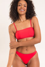 Laden Sie das Bild in den Galerie-Viewer, Image 09: Rio De Sol Oberteil Top Rouge Bandeau-Reto