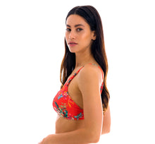 Laden Sie das Bild in den Galerie-Viewer, Image 08: Rio De Sol Oberteil Top Wildflowers Bra-Sport