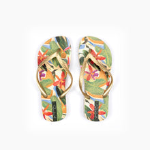 Laden Sie das Bild in den Galerie-Viewer, Product Front: Rio De Sol Flip-Flop Tropical Slim