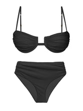 Laden Sie das Bild in den Galerie-Viewer, Product Front: Rio De Sol Set Set Malibu-Black Zaya Amy
