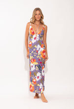 Laden Sie das Bild in den Galerie-Viewer, Image 02: Rio De Sol Strandkleid Garden-Flower Saida Yara

