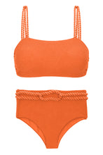 Laden Sie das Bild in den Galerie-Viewer, Product Front: Rio De Sol Set Set St-Tpz-Tangerina Reto Hotpant-High
