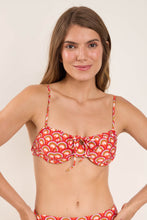 Laden Sie das Bild in den Galerie-Viewer, Gallery: Rio De Sol Oberteil Top Floral-Scales Balconet-Tie
