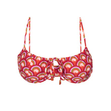 Laden Sie das Bild in den Galerie-Viewer, Product Front: Rio De Sol Oberteil Top Floral-Scales Balconet-Tie
