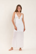 Laden Sie das Bild in den Galerie-Viewer, Image 05: Rio De Sol Strandkleid Memphis-White Saida Yara
