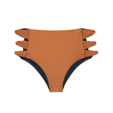 Laden Sie das Bild in den Galerie-Viewer, Product Front: Rio De Sol Unterteil Bottom Nocciola High-Waist-Spin
