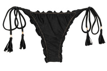Laden Sie das Bild in den Galerie-Viewer, Product Front: Rio De Sol Unterteil Bottom Shimmer-Black Frufru-Fio
