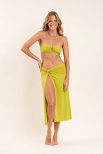 Laden Sie das Bild in den Galerie-Viewer, Image 04: Rio De Sol Strandrock Fluity-Abacateiro Long Skirt Knot
