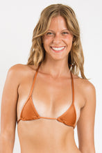 Laden Sie das Bild in den Galerie-Viewer, Gallery: Rio De Sol Oberteil Top Shimmer-Nocciola Tri-Mini
