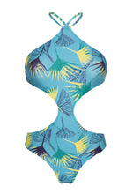 Laden Sie das Bild in den Galerie-Viewer, Product Front: Rio De Sol Badeanzug Body Flower Geometric
