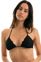 Laden Sie das Bild in den Galerie-Viewer, Gallery: Rio De Sol Oberteil Top Kiwanda Preto Frufru
