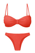 Laden Sie das Bild in den Galerie-Viewer, Product Front: Rio De Sol Set Set Malibu-Chili Bandeau-Duo Essential
