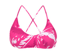 Laden Sie das Bild in den Galerie-Viewer, Product Front: Rio De Sol Oberteil Top Pink-Palms Bralette

