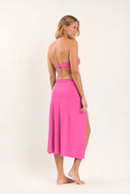 Laden Sie das Bild in den Galerie-Viewer, Model Back: Rio De Sol Strandrock Fluity-Amor Long Skirt Knot
