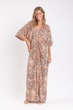 Laden Sie das Bild in den Galerie-Viewer, Image 07: Rio De Sol Strandkleid Leopard Long Dress
