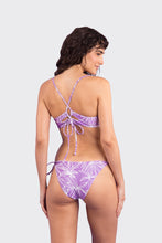 Laden Sie das Bild in den Galerie-Viewer, Model Back: Rio De Sol Set Set Trail-Purple Tank-Tie Ibiza-Comfy
