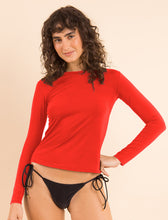 Laden Sie das Bild in den Galerie-Viewer, Image 07: Rio De Sol Oberteil Rouge Rash-Guard
