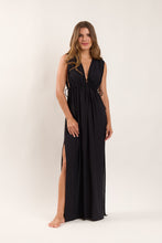 Laden Sie das Bild in den Galerie-Viewer, Black Long Dress Soleil
