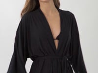 Laden und Abspielen von Videos im Galerie-Viewer, Video: Rio De Sol Strandkleid Black Kimono
