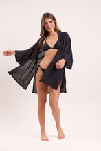 Laden Sie das Bild in den Galerie-Viewer, Image 11: Rio De Sol Strandkleid Black Kimono
