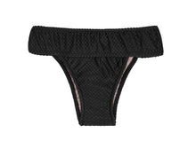 Laden Sie das Bild in den Galerie-Viewer, Product Front: Rio De Sol Unterteil Bottom Cloque Preto Tri Cos
