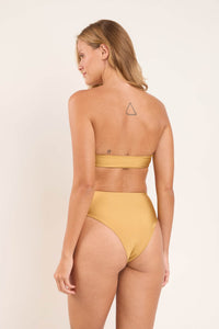 Model Back: Rio De Sol Unterteil Bottom Fluity-Dourado Hotpants