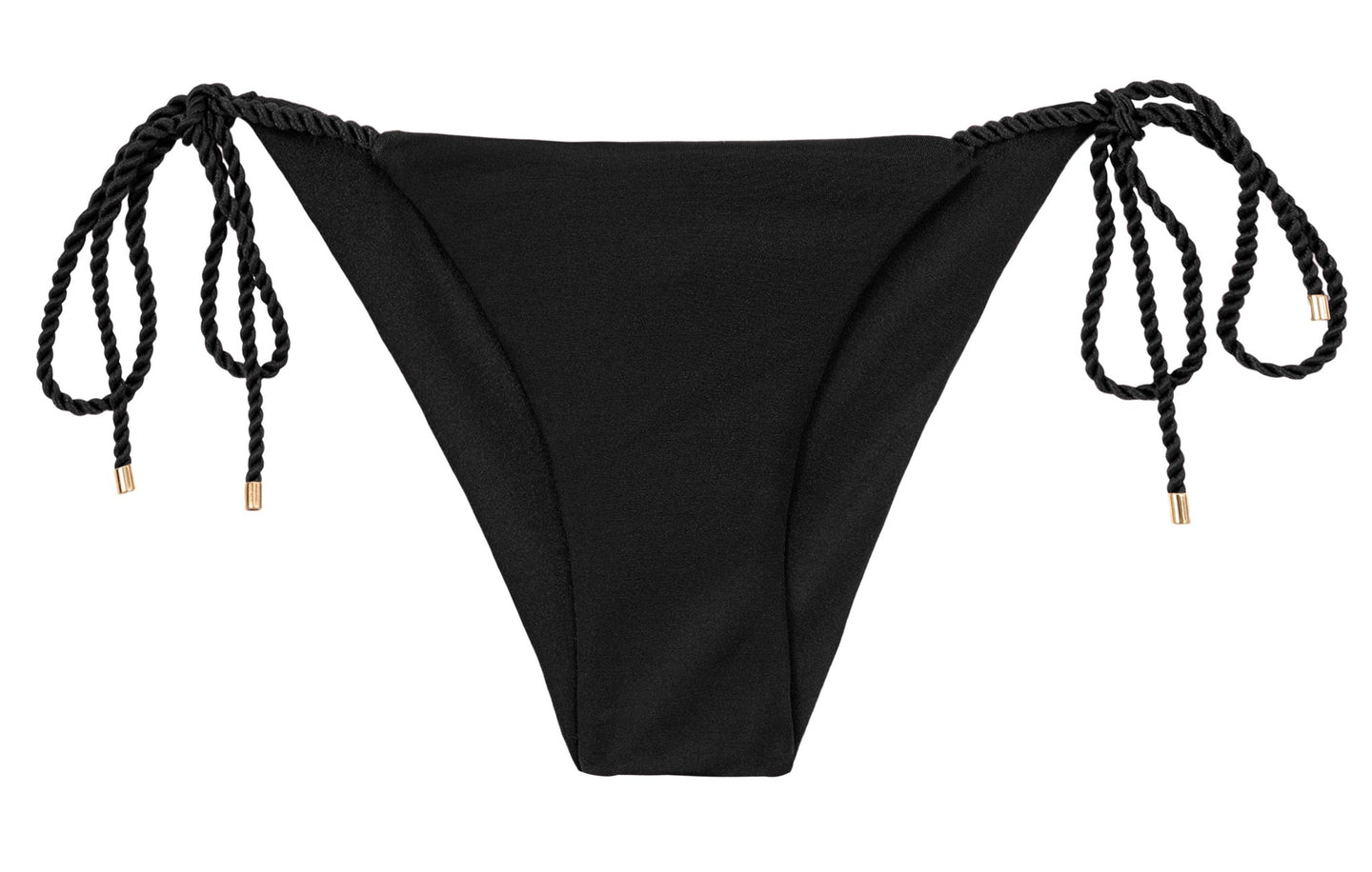 Product Front: Rio De Sol Unterteil Bottom Shimmer-Black Cheeky-Rope