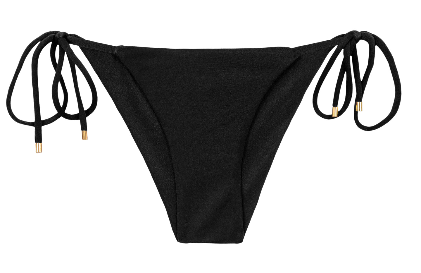 Product Front: Rio De Sol Unterteil Bottom Shimmer-Black Cheeky-Tie